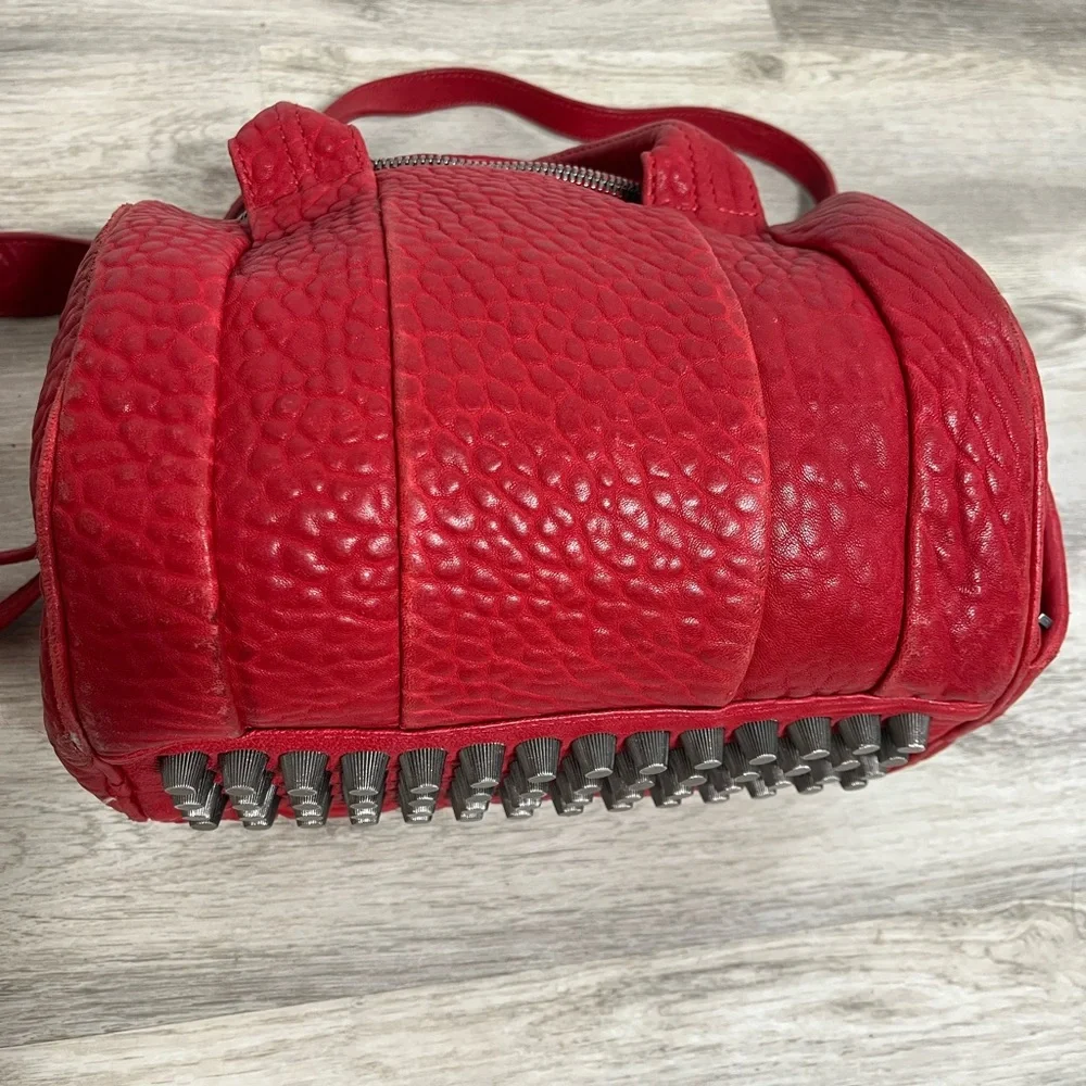 Alexander Wang Red Rockie Crossbody Satchel Bag - Picture 16 of 16